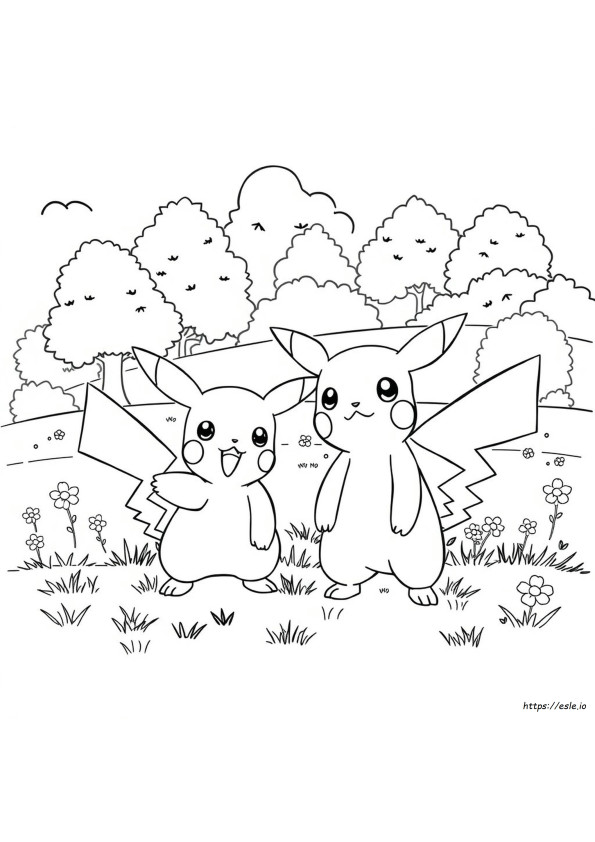 Gambar Pokemon Untuk Mewarnai