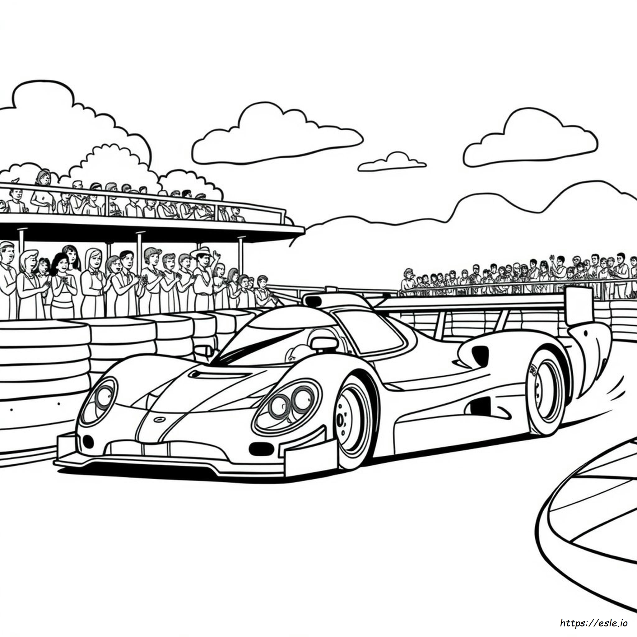 Carro De Corrida, Supercarro, Carro Esportivo Para Colorir