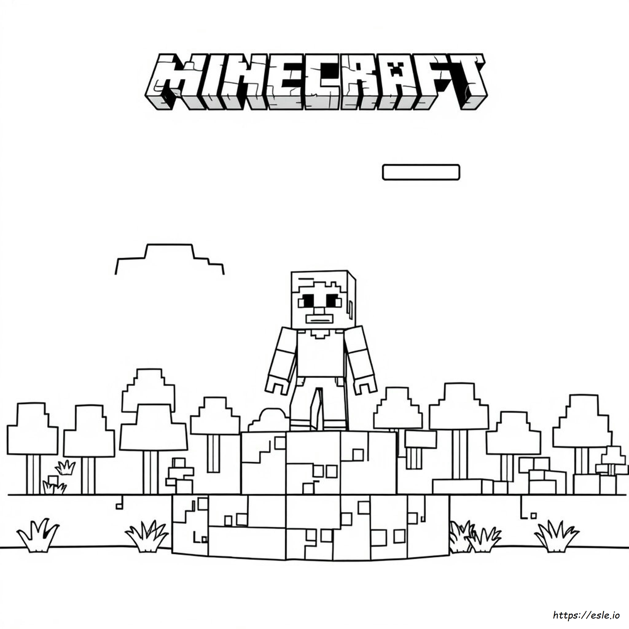 Minecraft Värityskuvat Lapsille