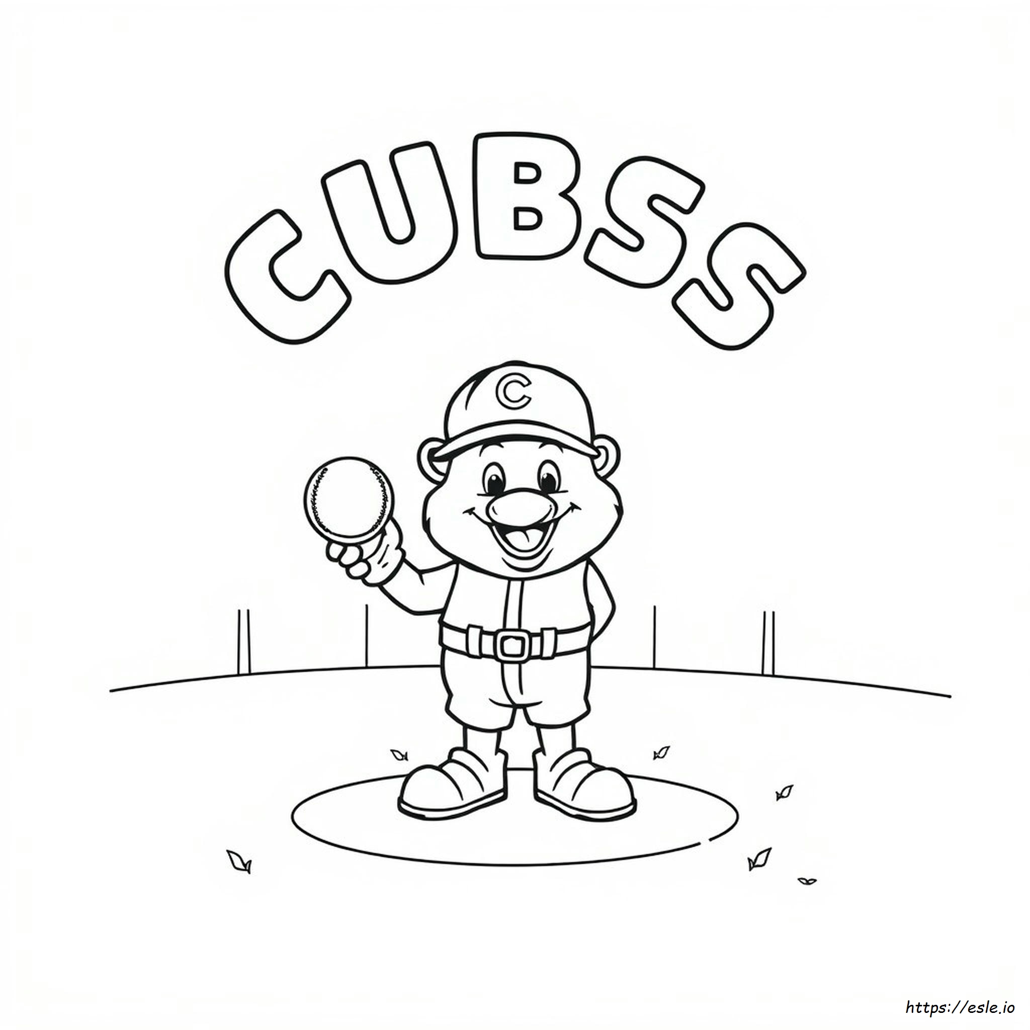 Logo Dei Cubs Da Colorare