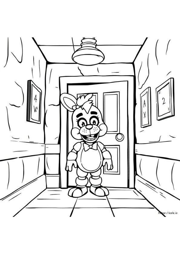 Toy Chica Fnaf 2 Boyama Sayfaları