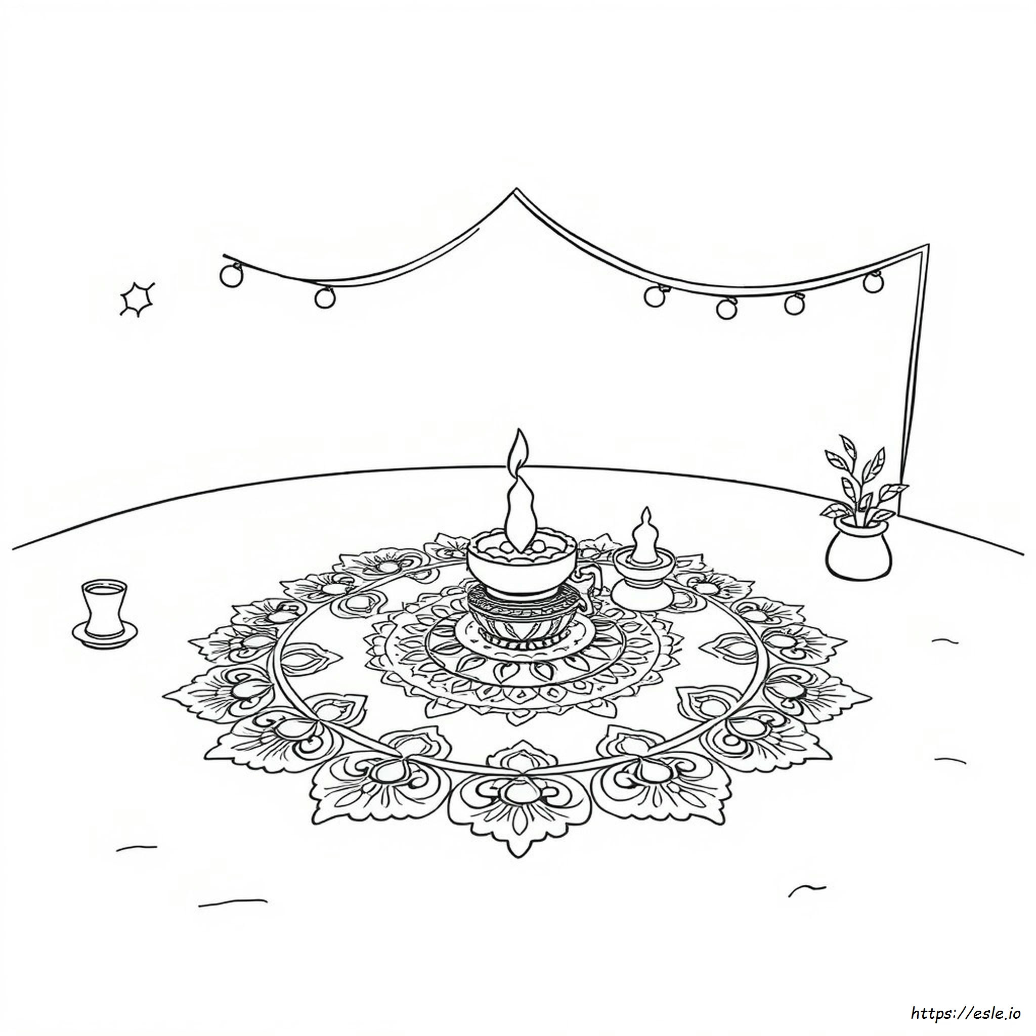 Rangoli Coloring Pages Pdf Free Download
