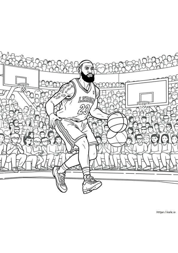 Lebron James Ausmalbilder
