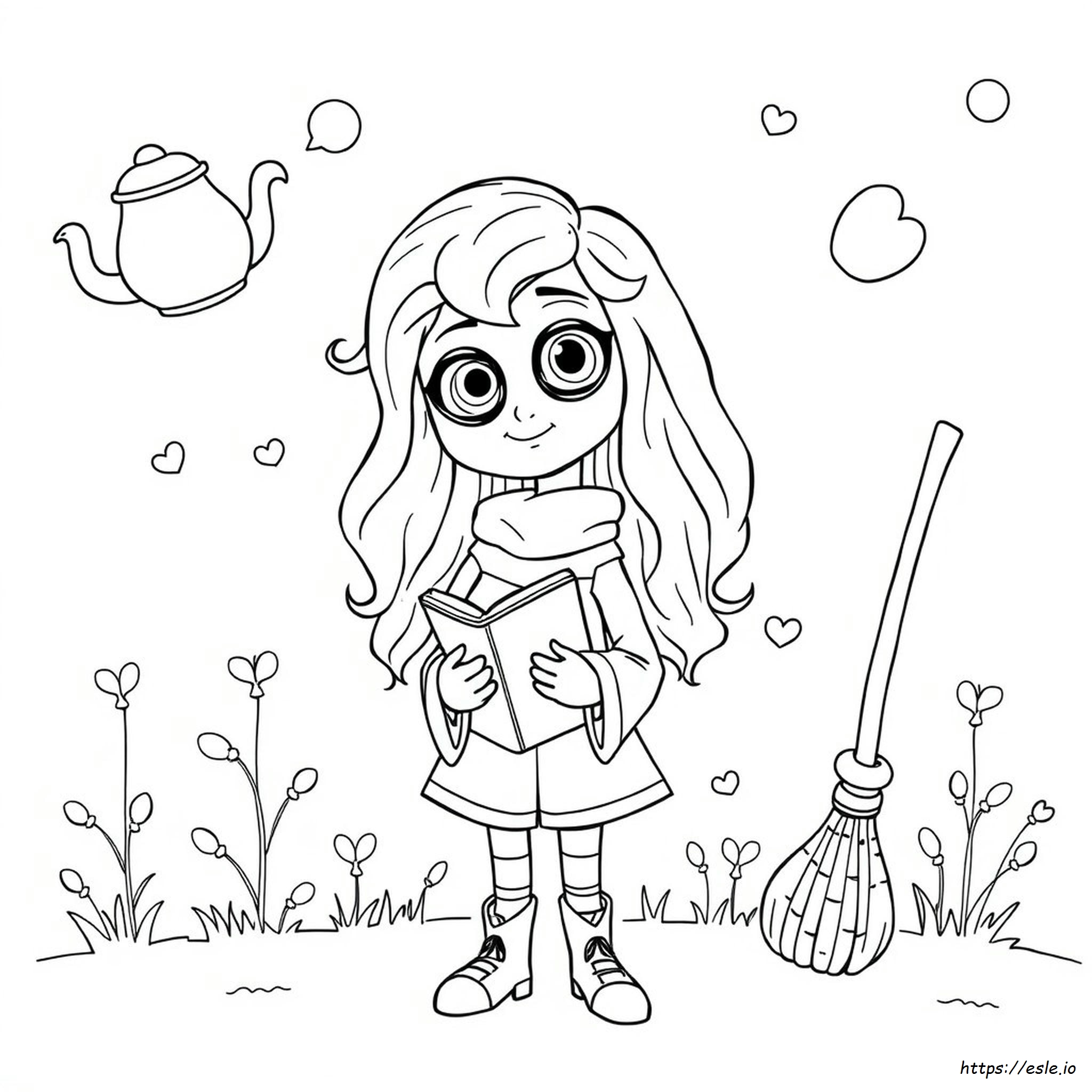 Luna Lovegood Da Colorare