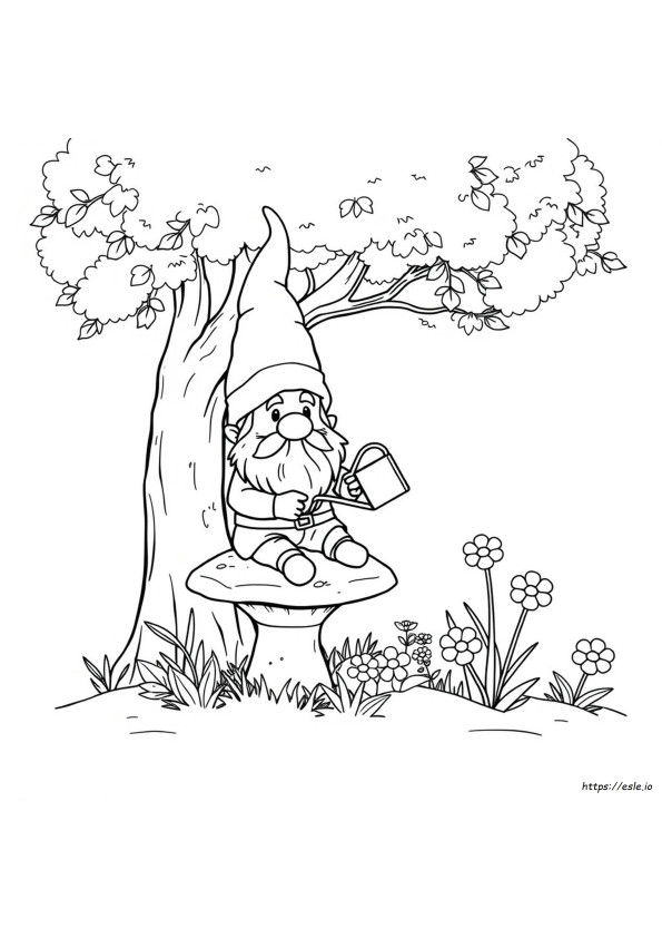 Gnome Coloring Pages Pdf