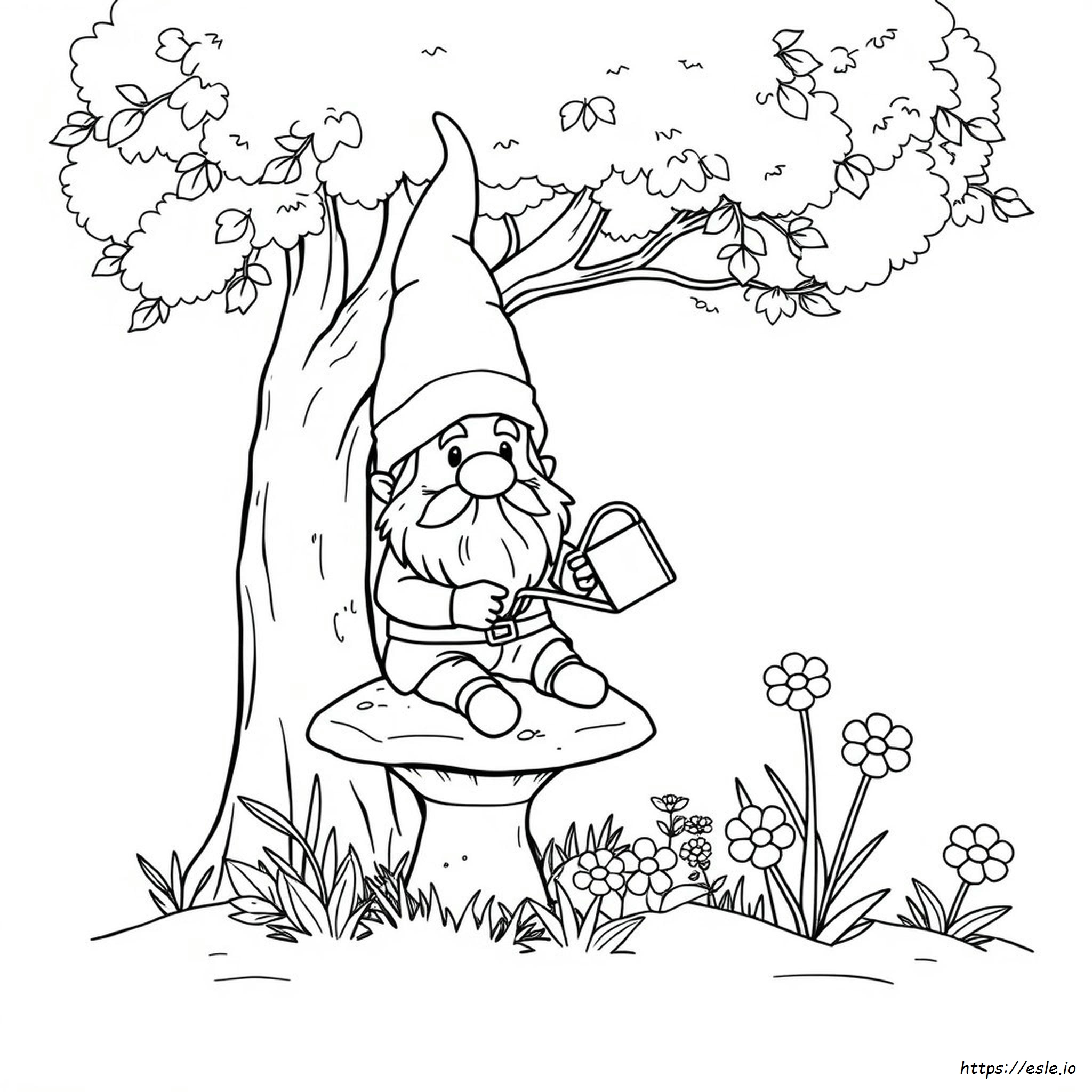 Gnome Coloring Pages Pdf