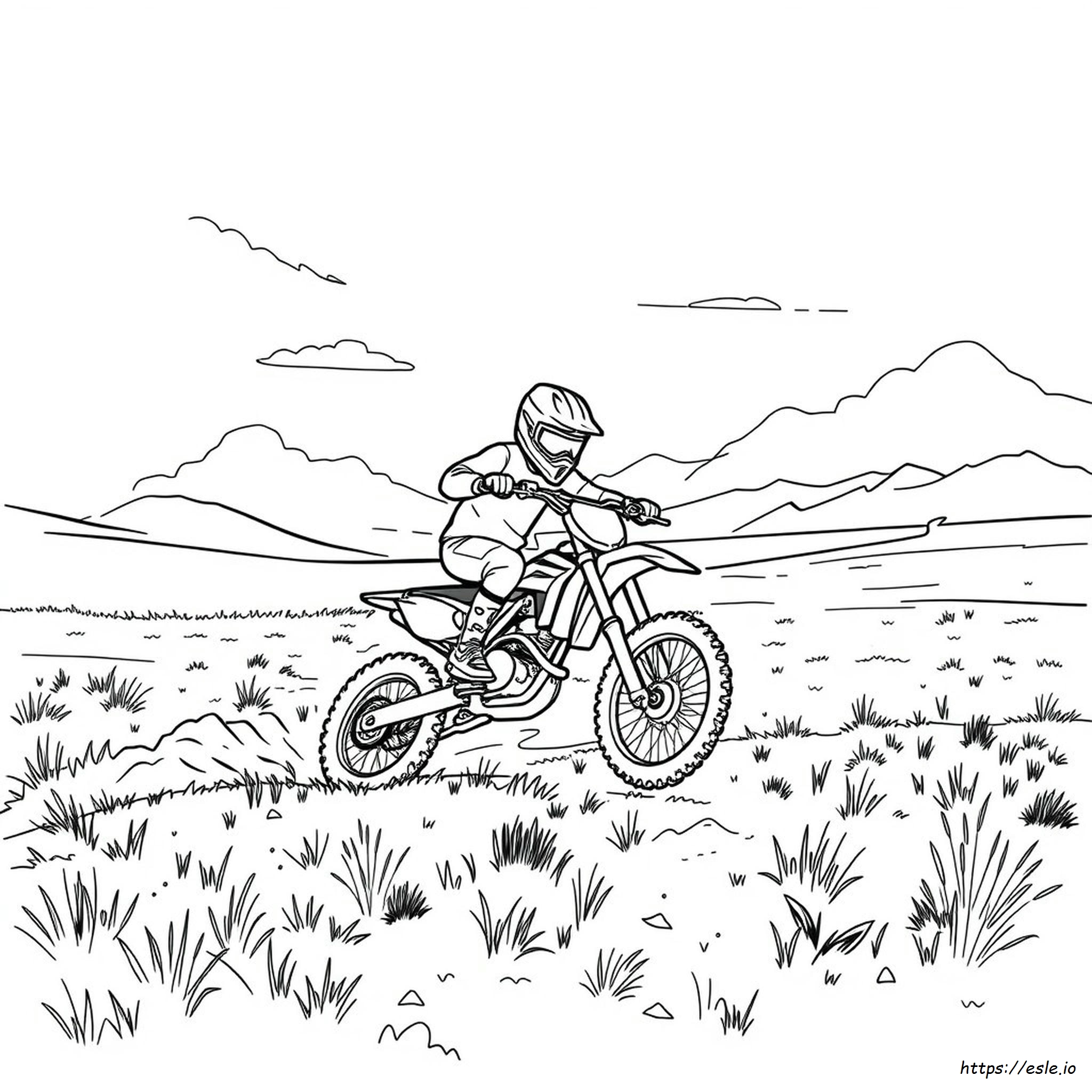 Free Printable Dirt Bike Coloring Pages
