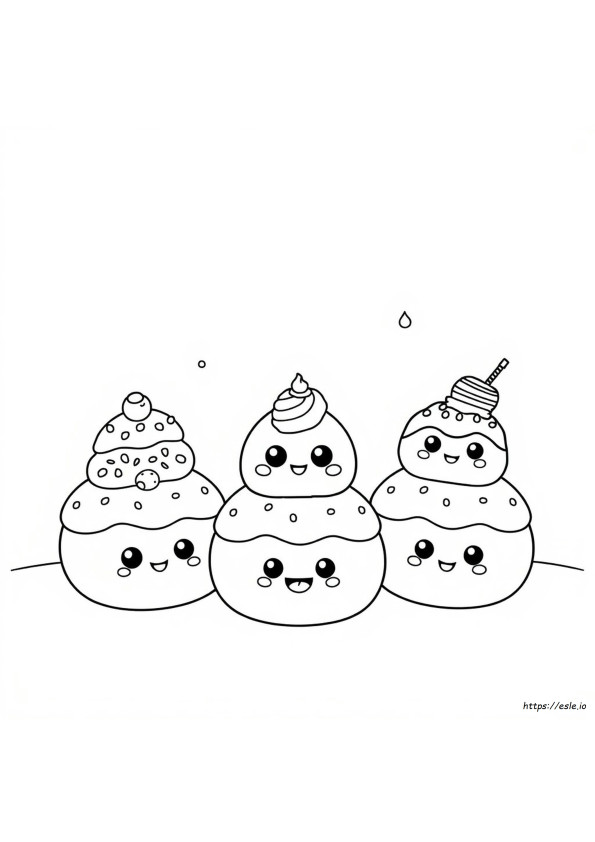 Kawaii Boba Coloring Pages