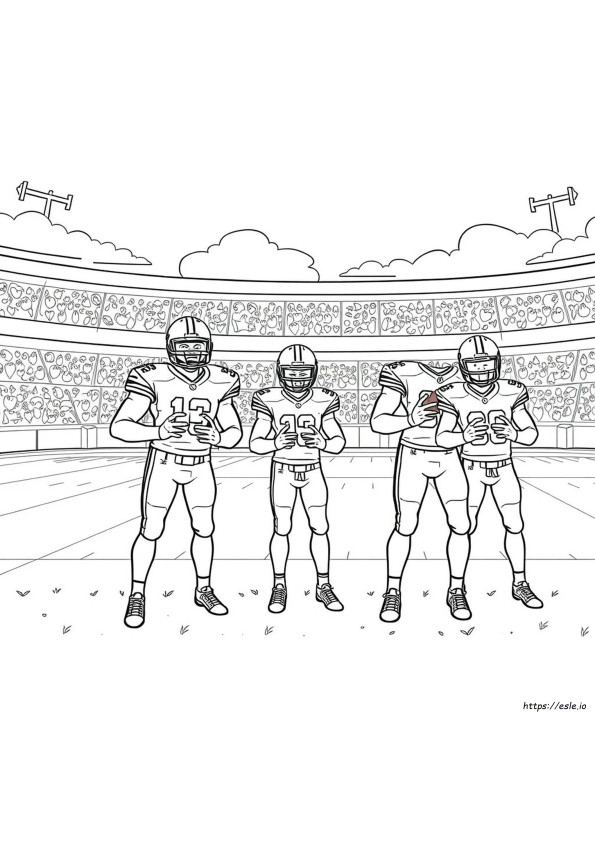 Pemain Nfl Gambar Mewarnai
