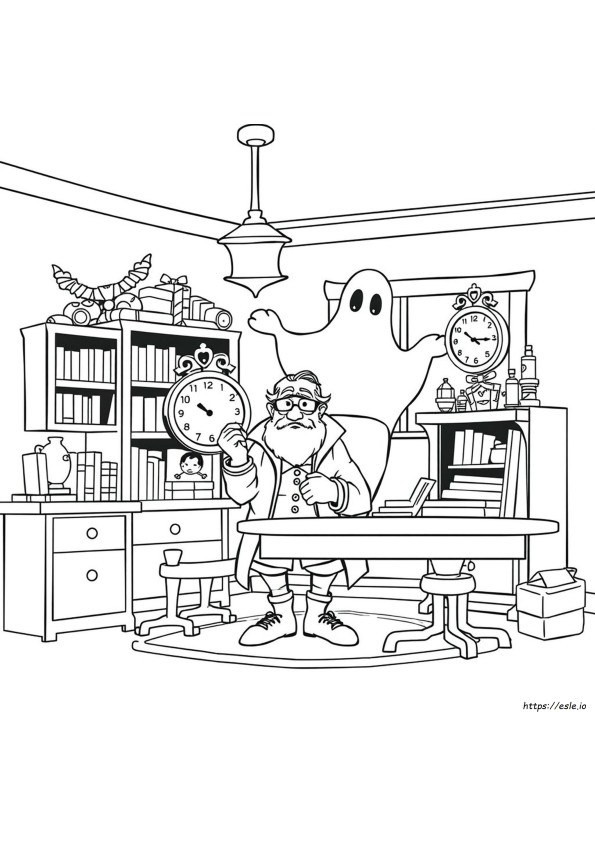 A Christmas Carol Gambar Mewarnai