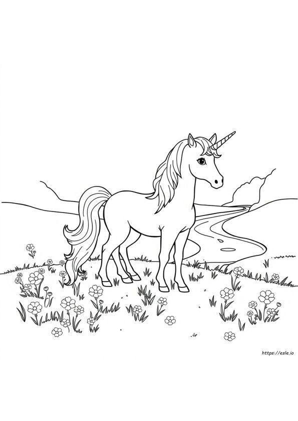 Unicorn Coloring Easy