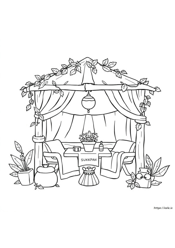 Sukkot Gambar Mewarnai Pdf