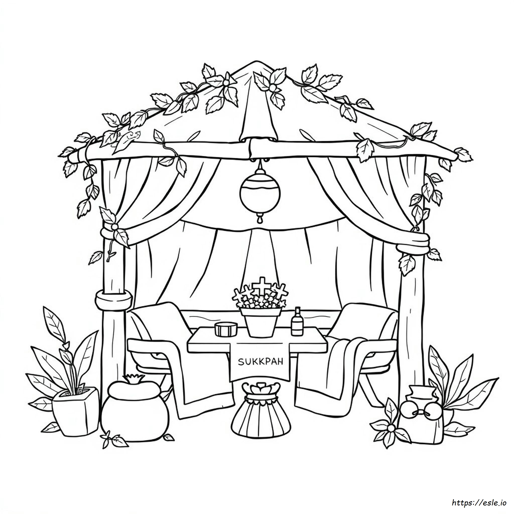 Sukkot Da Colorare Pdf