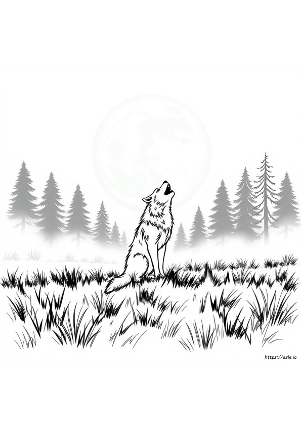 Printable Werewolf Coloring Pages