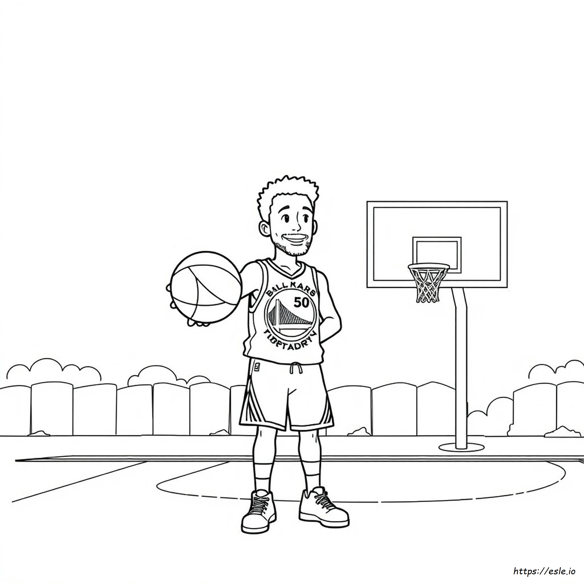 Immagini Da Colorare Di Stephen Curry