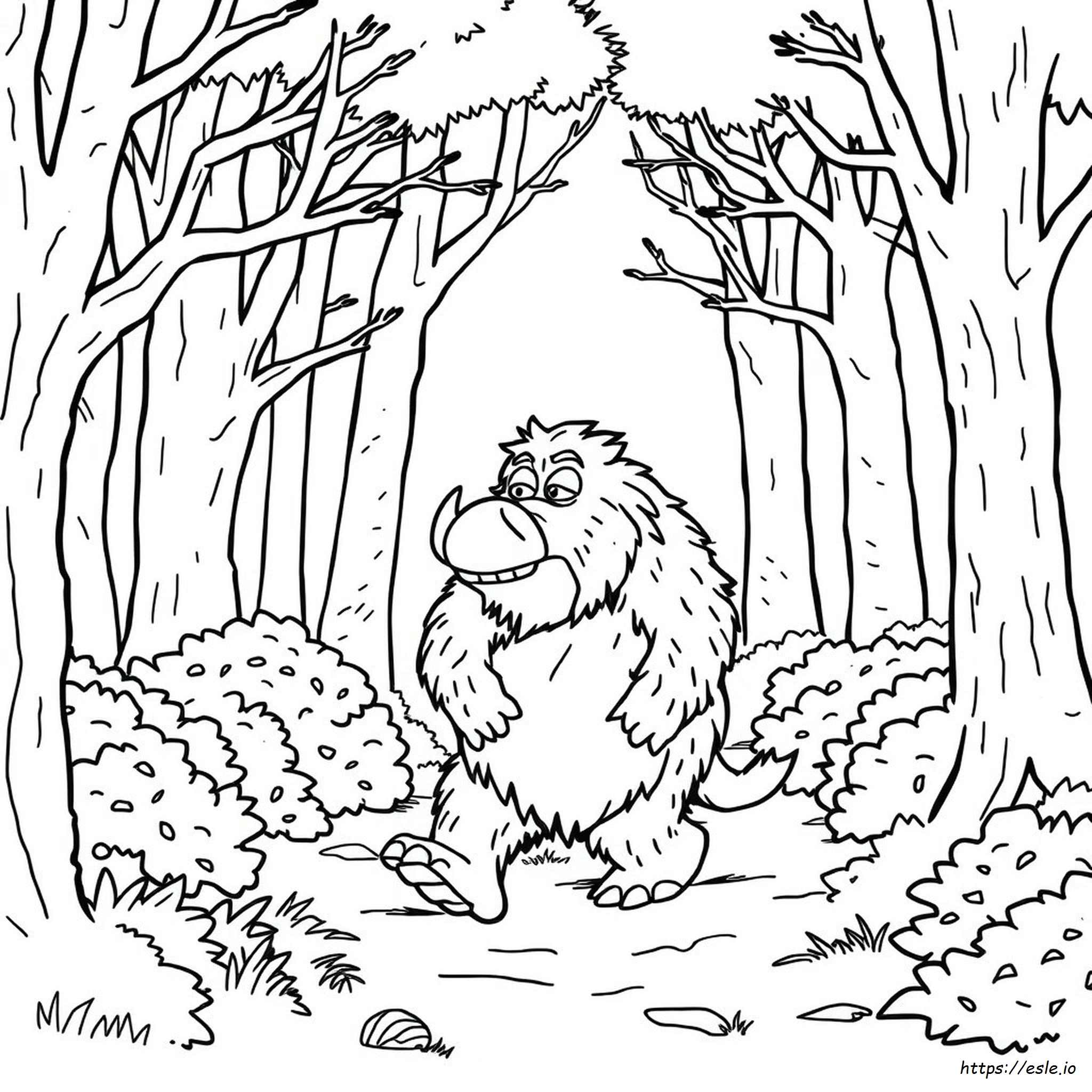 Gruffalo Coloring Page