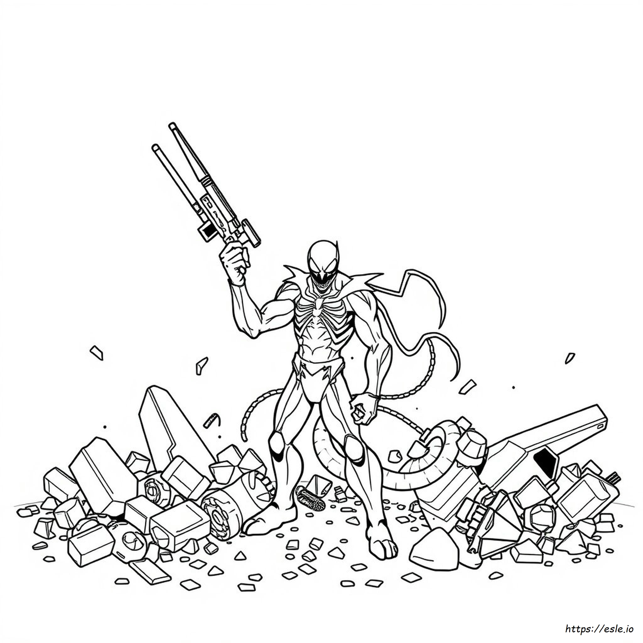 Free Printable Carnage Coloring Page