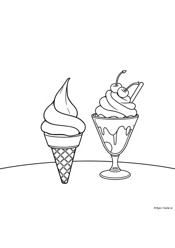 Gelati Facili Da Colorare