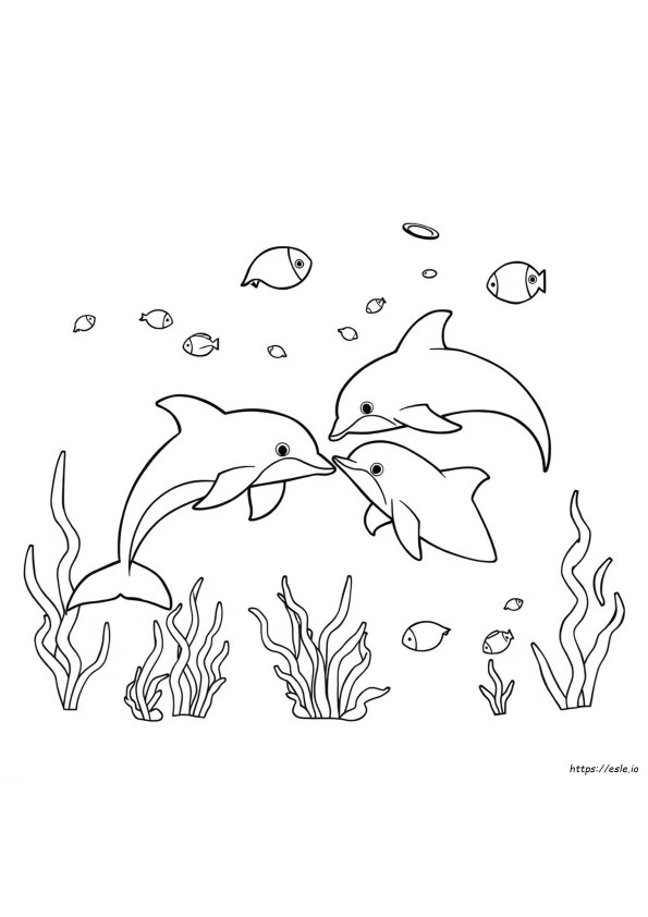 Delfin Kolorowanki Pdf