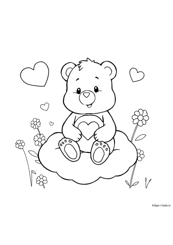 Carebear Lembar Mewarnai