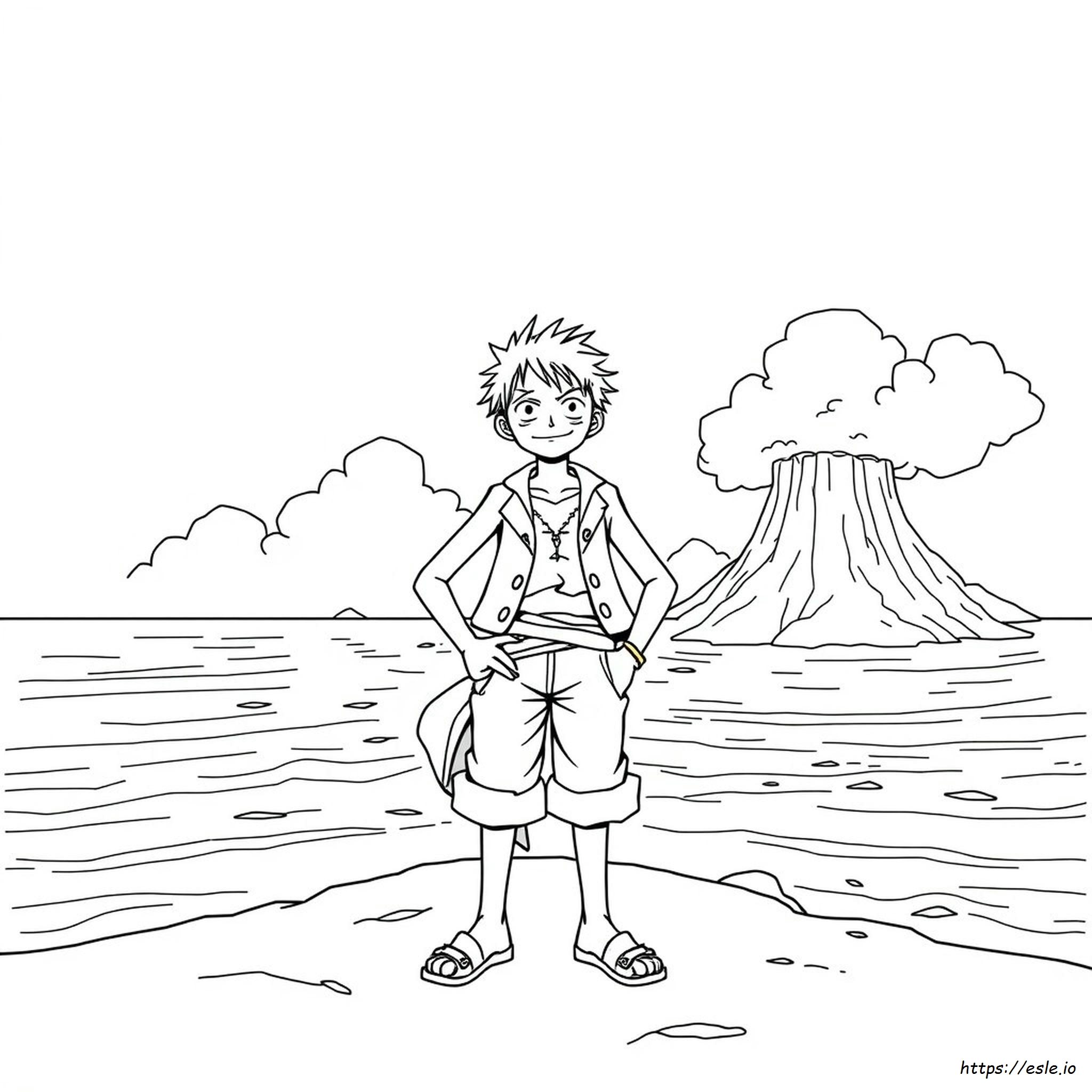 Coloriages Luffy Éveil Luffy Gear 5
