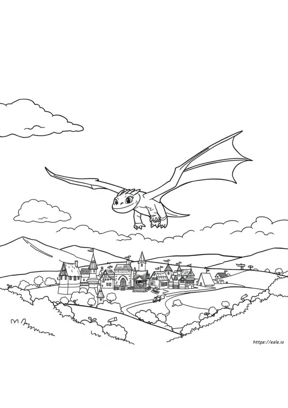 Desene De Colorat Cu Cum Să-Ți Dresezi Dragonul