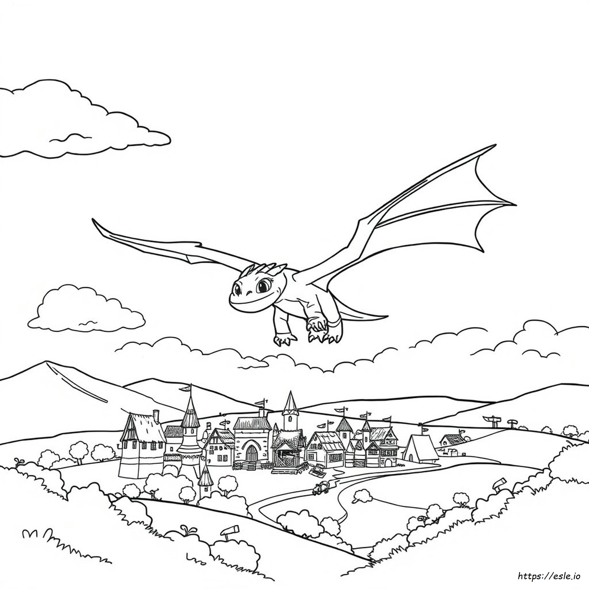 Coloring Pages For How To Train Your Dragon