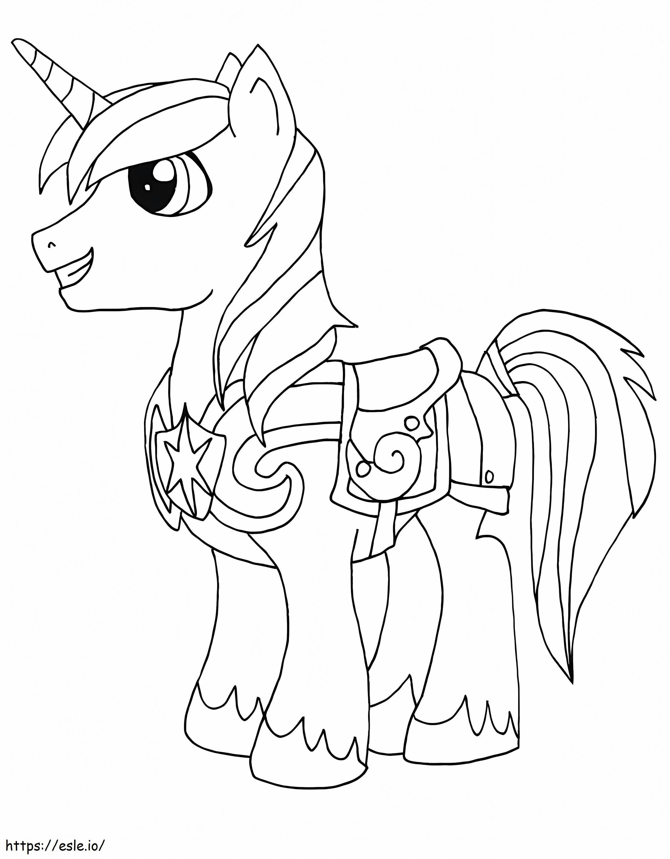 My Little Pony Shining Armor coloring page