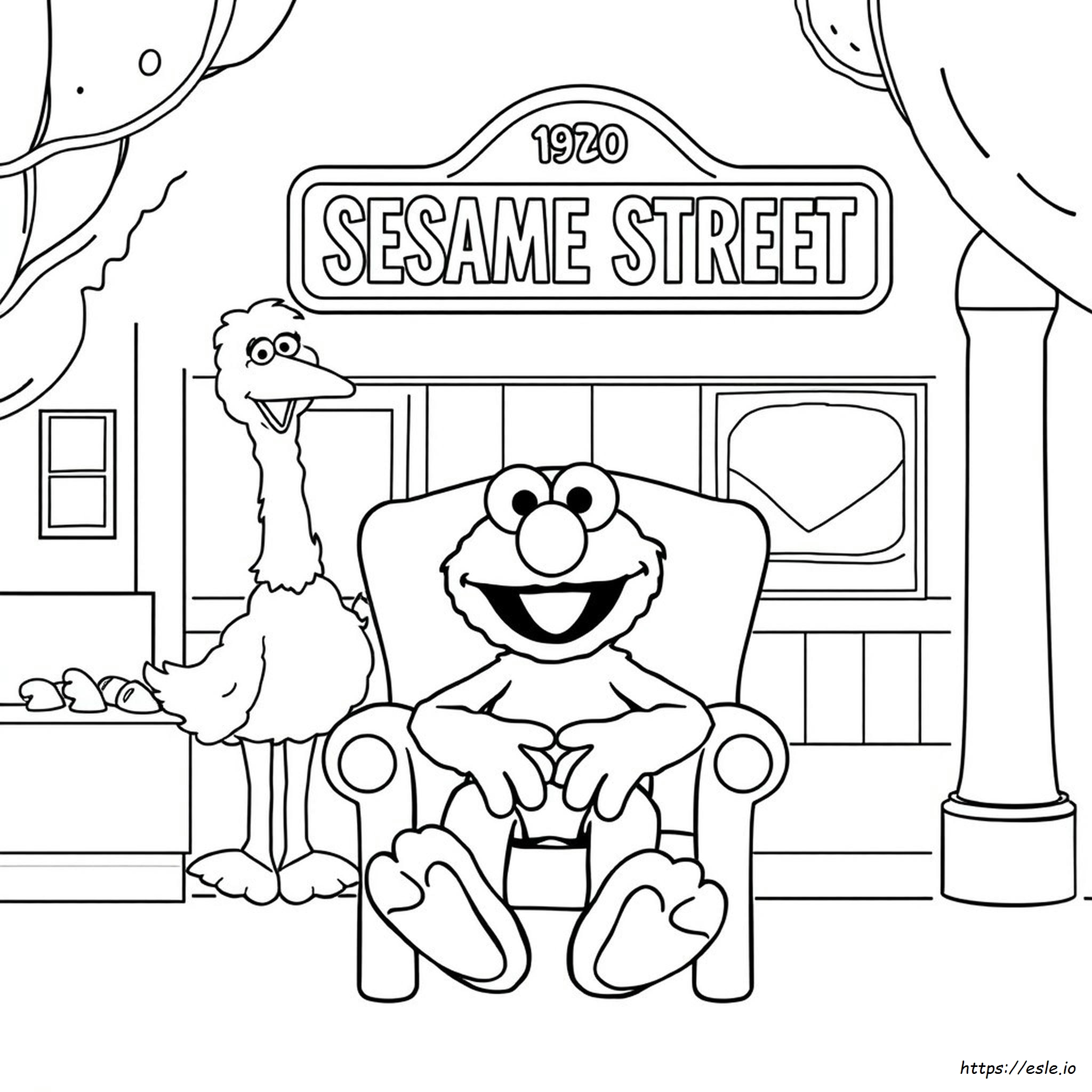 Printable Coloring Pages Of Elmo