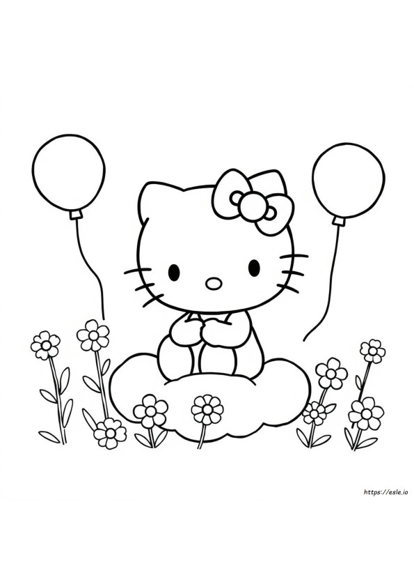 Hello Kitty Coloring Pages Pinterest