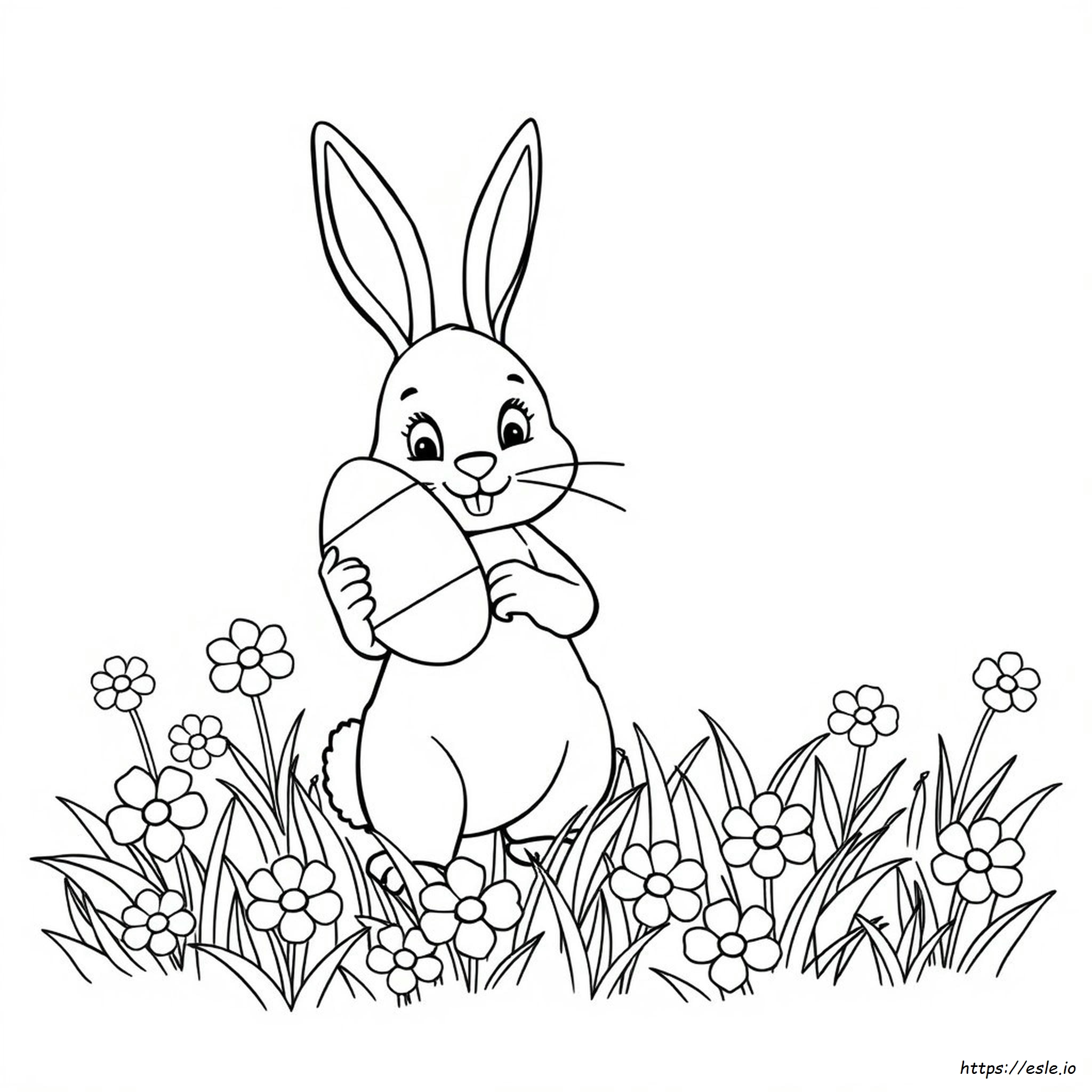 Easter Bunny Coloring Pictures
