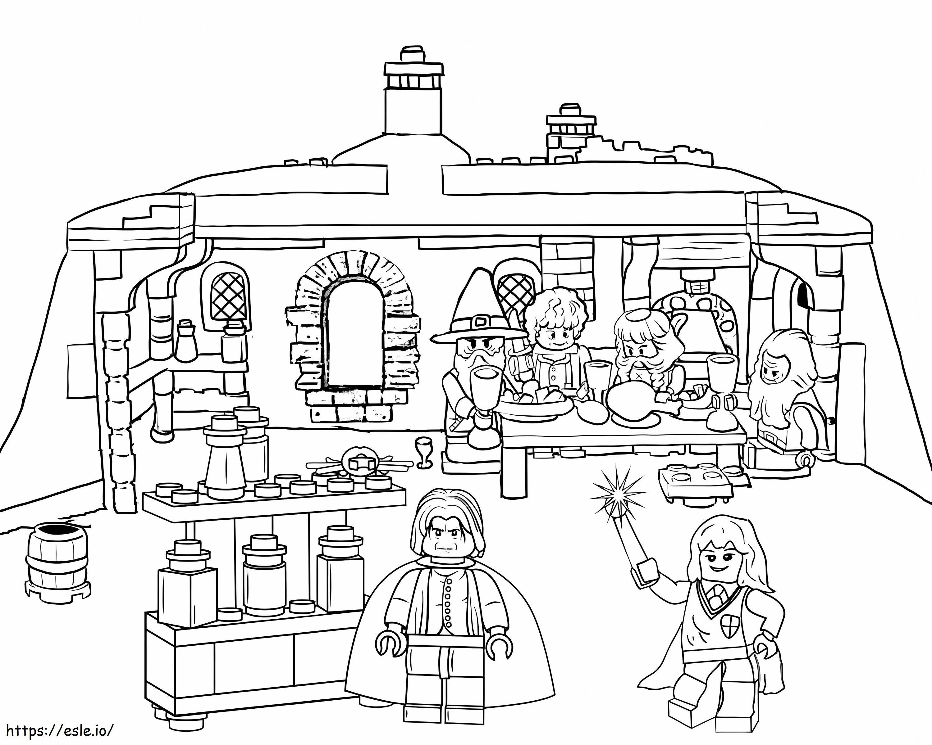 Lego Harry Potter 4 coloring page