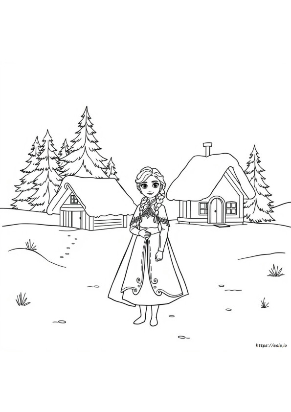 Anna Și Elsa De Colorat Pdf