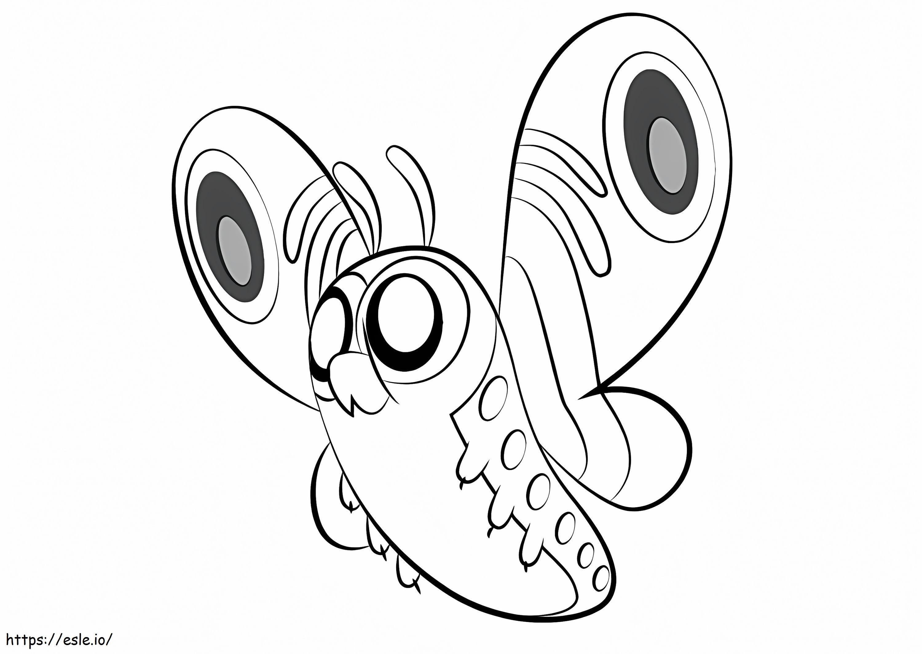 Kupu-kupu Raksasa Dari Looped Gambar Mewarnai