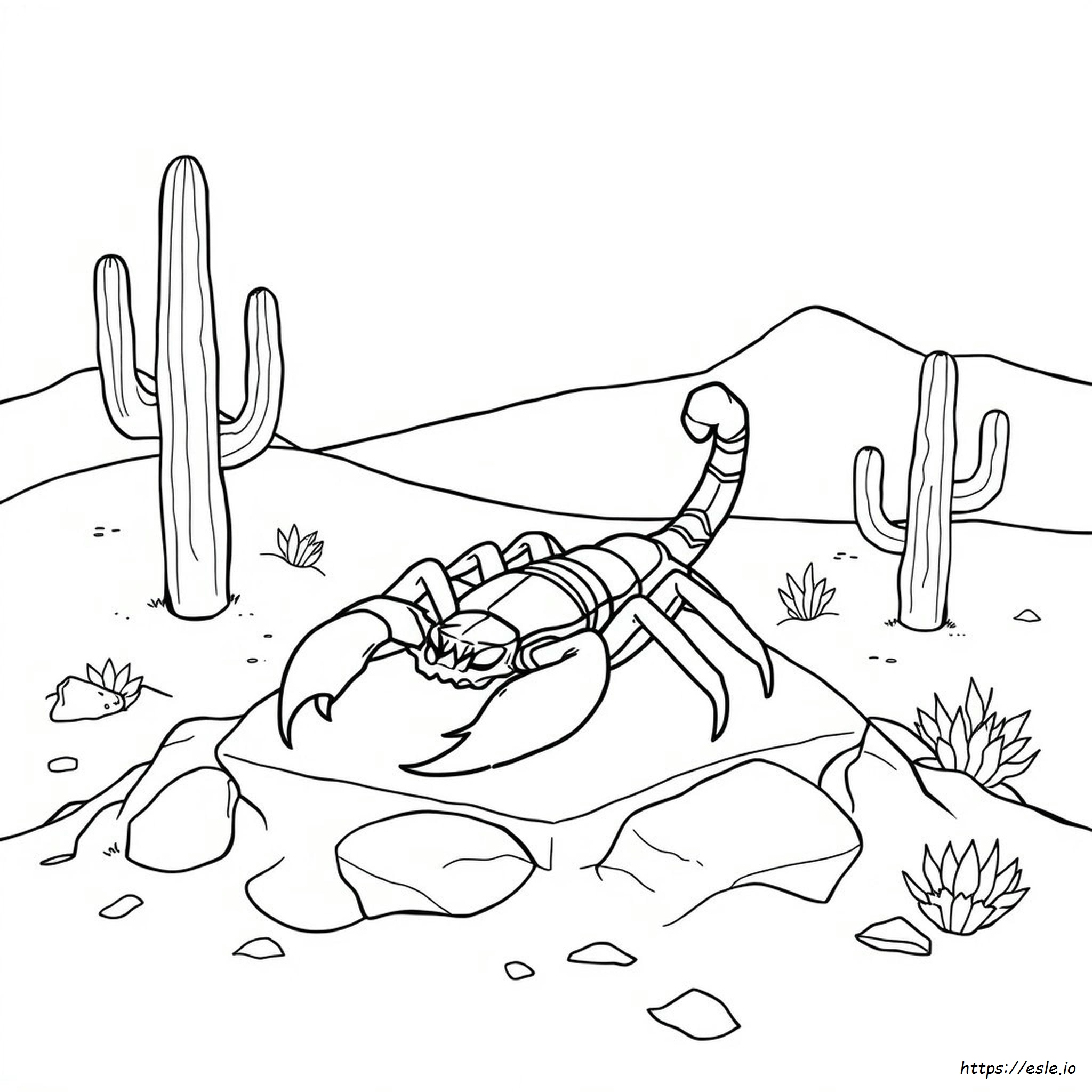 Free Printable Scorpion Coloring Pages