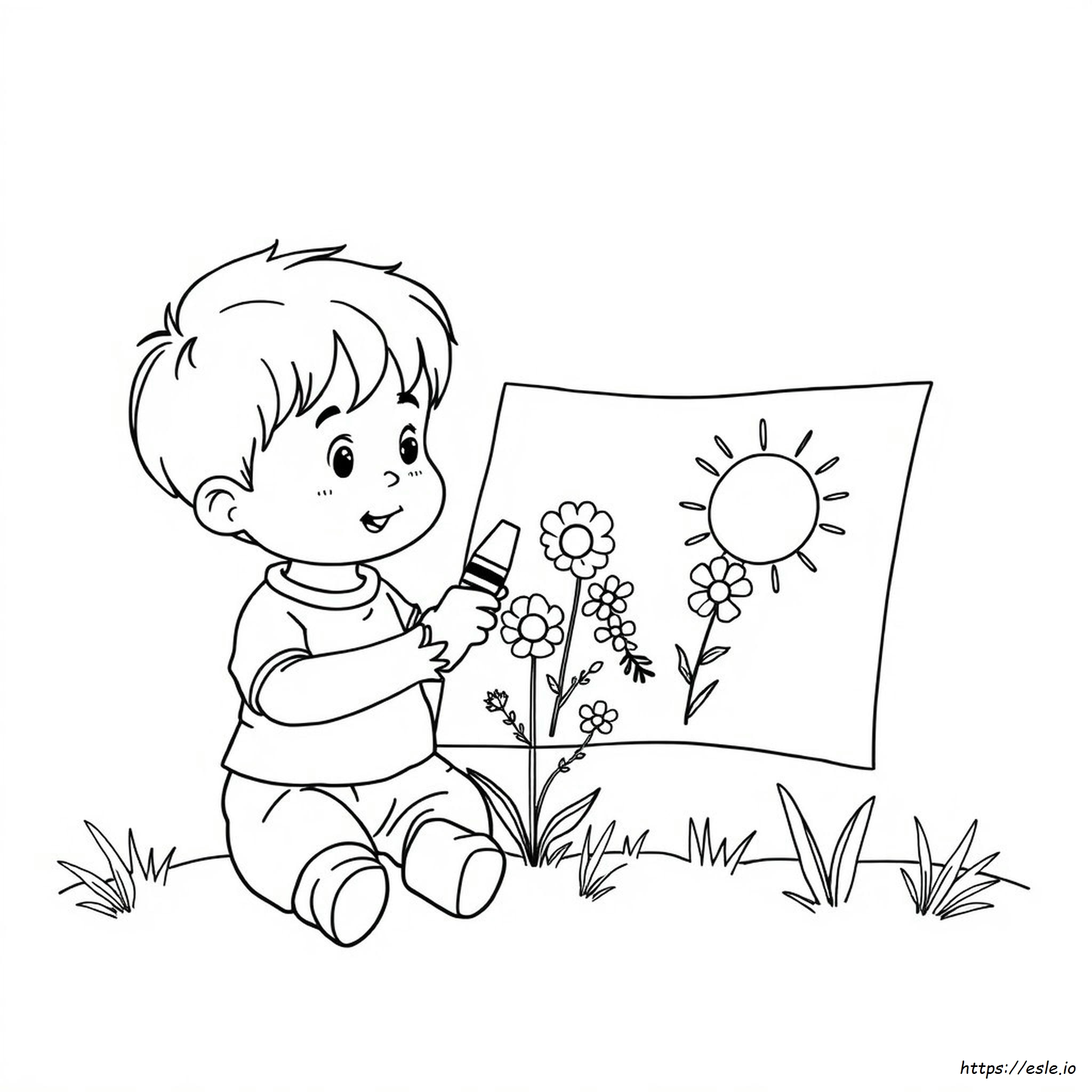 Disegni Da Colorare Semplici Per Bambini Di 3 Anni