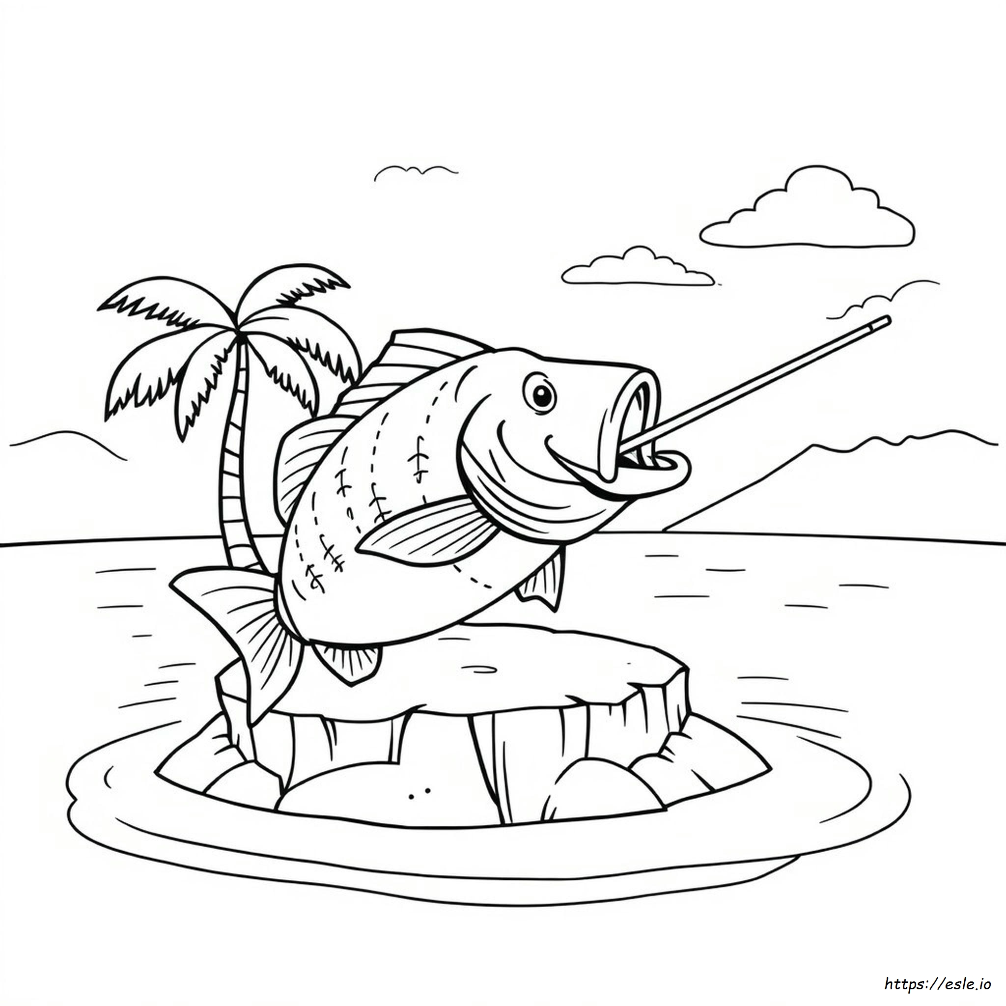 Bass Coloring Pages Printable