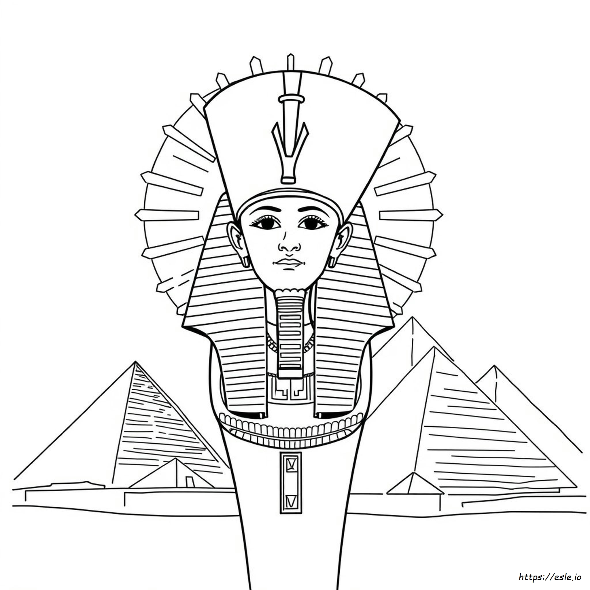 Nefertiti Coloring Page