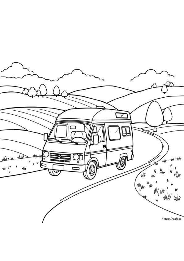 Gambar Mewarnai Karavan