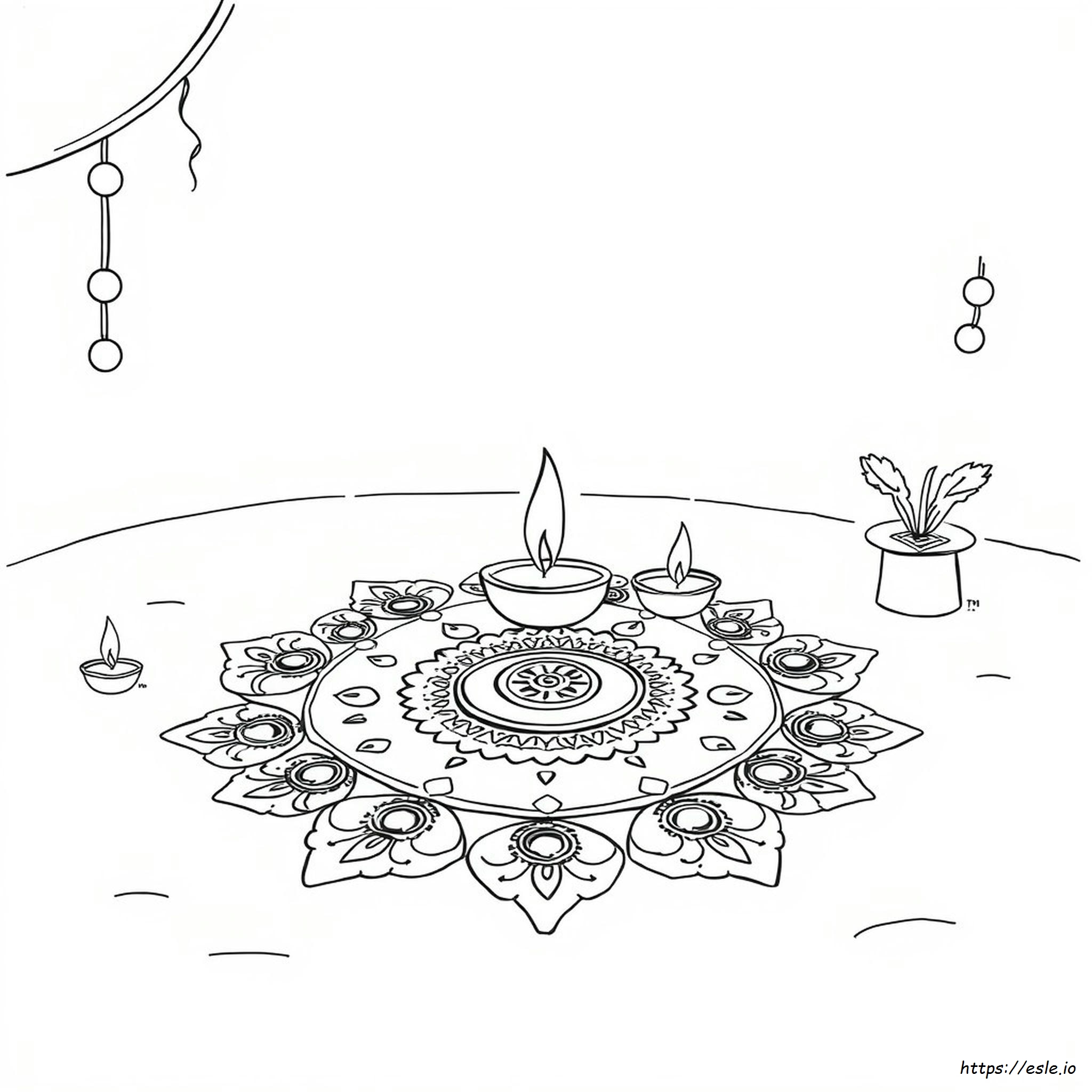 Diwali Rangoli Boyama