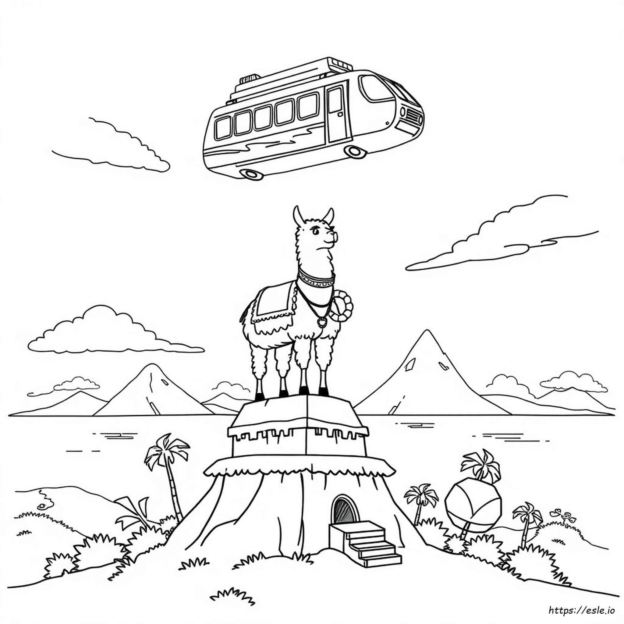 Lama Di Fortnite Da Colorare