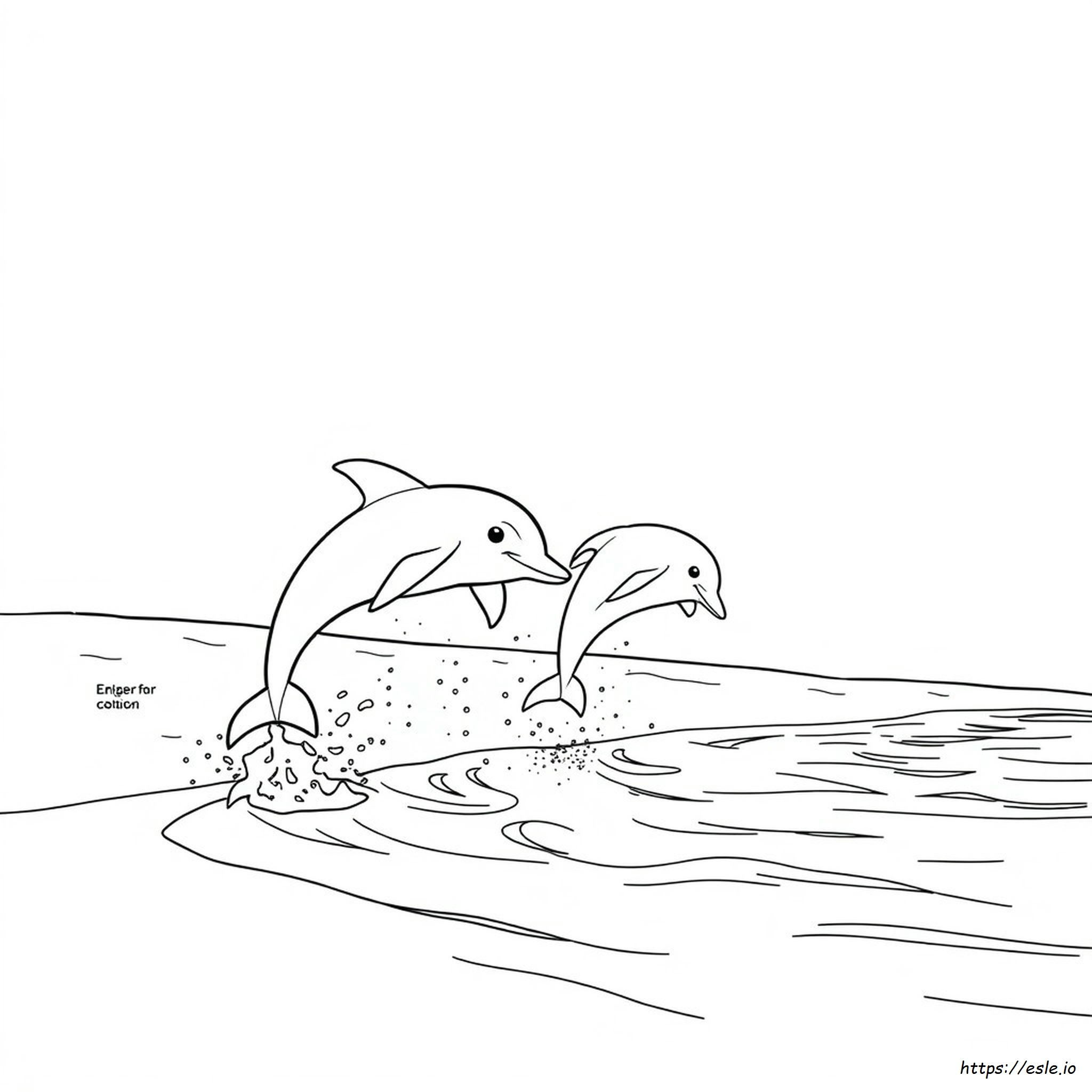 Delfin Ausmalbilder Für Kinder