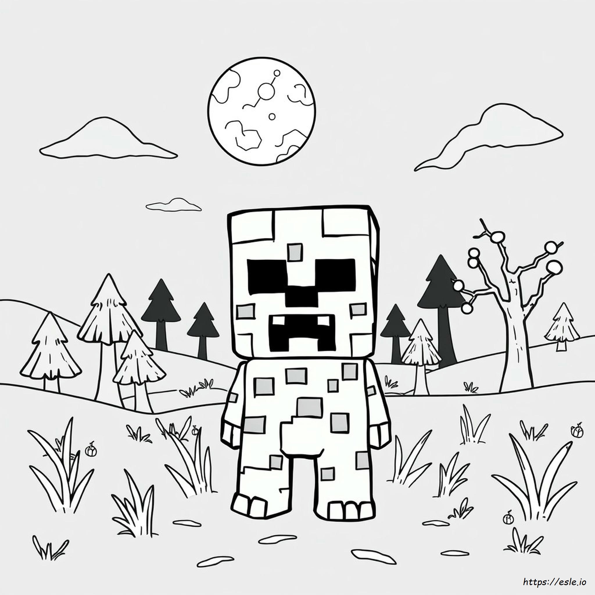 Süßer Creeper Ausmalbilder