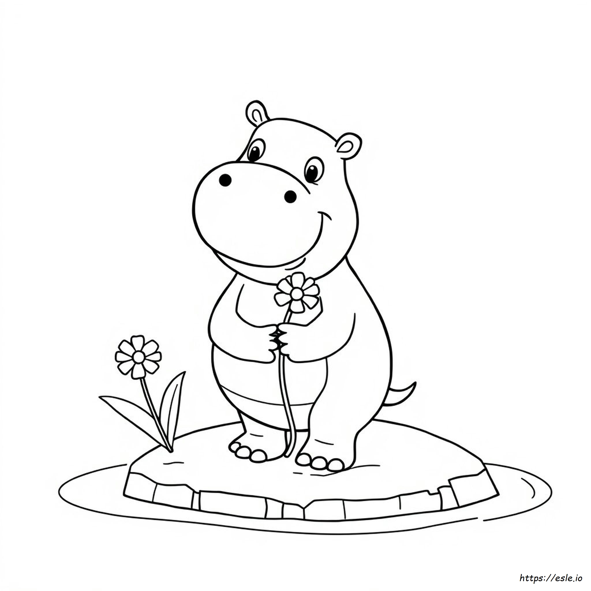 Fiona The Hippo Coloring Pages