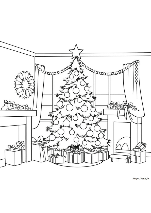 Gambar Mewarnai Natal Untuk Kelas 6