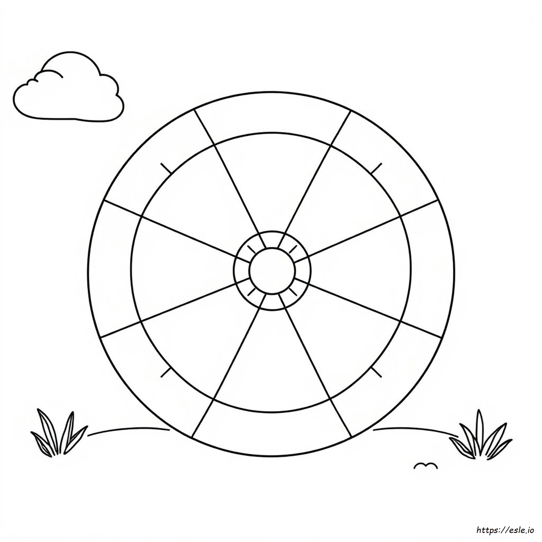 Color Wheel Coloring Sheet