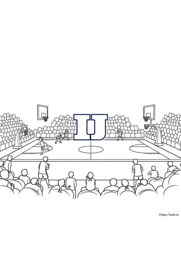 Duke Blue Devils Gambar Mewarnai