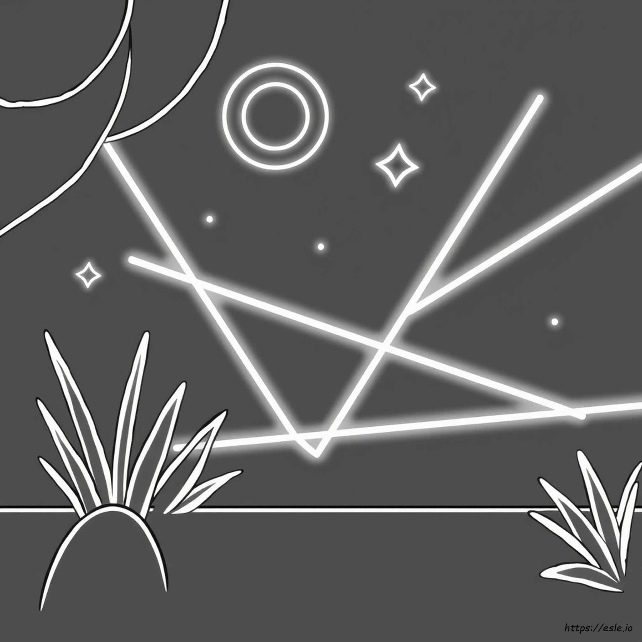 Neon Ausmalbilder