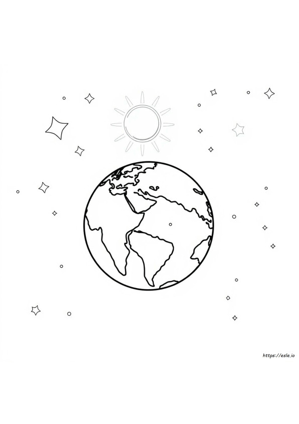 Clipart Erde Ausmalbilder