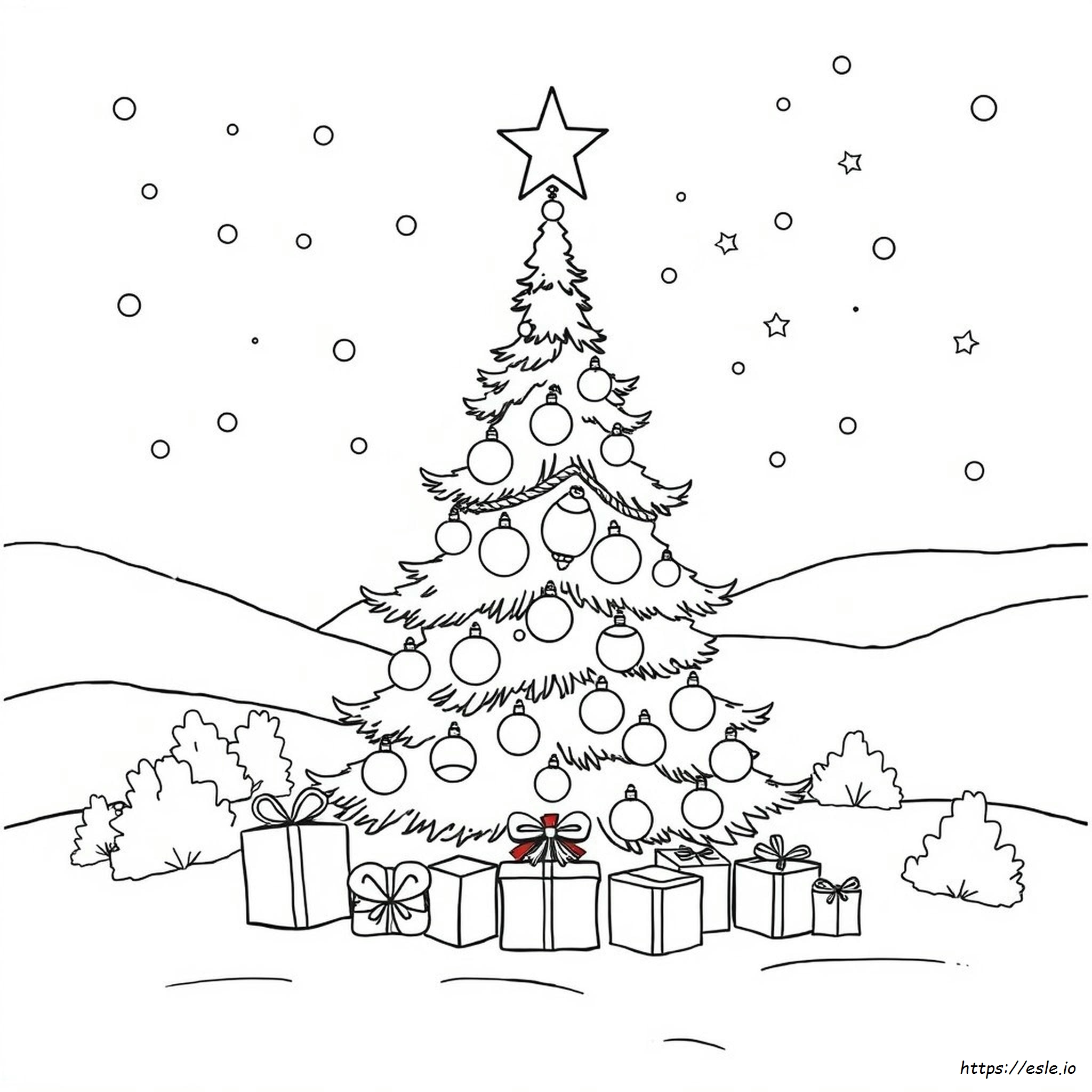 Disegni Di Natale Facili Da Colorare Per Le Decorazioni
